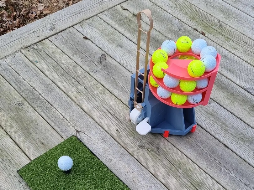 3D printed golf ball dispenser